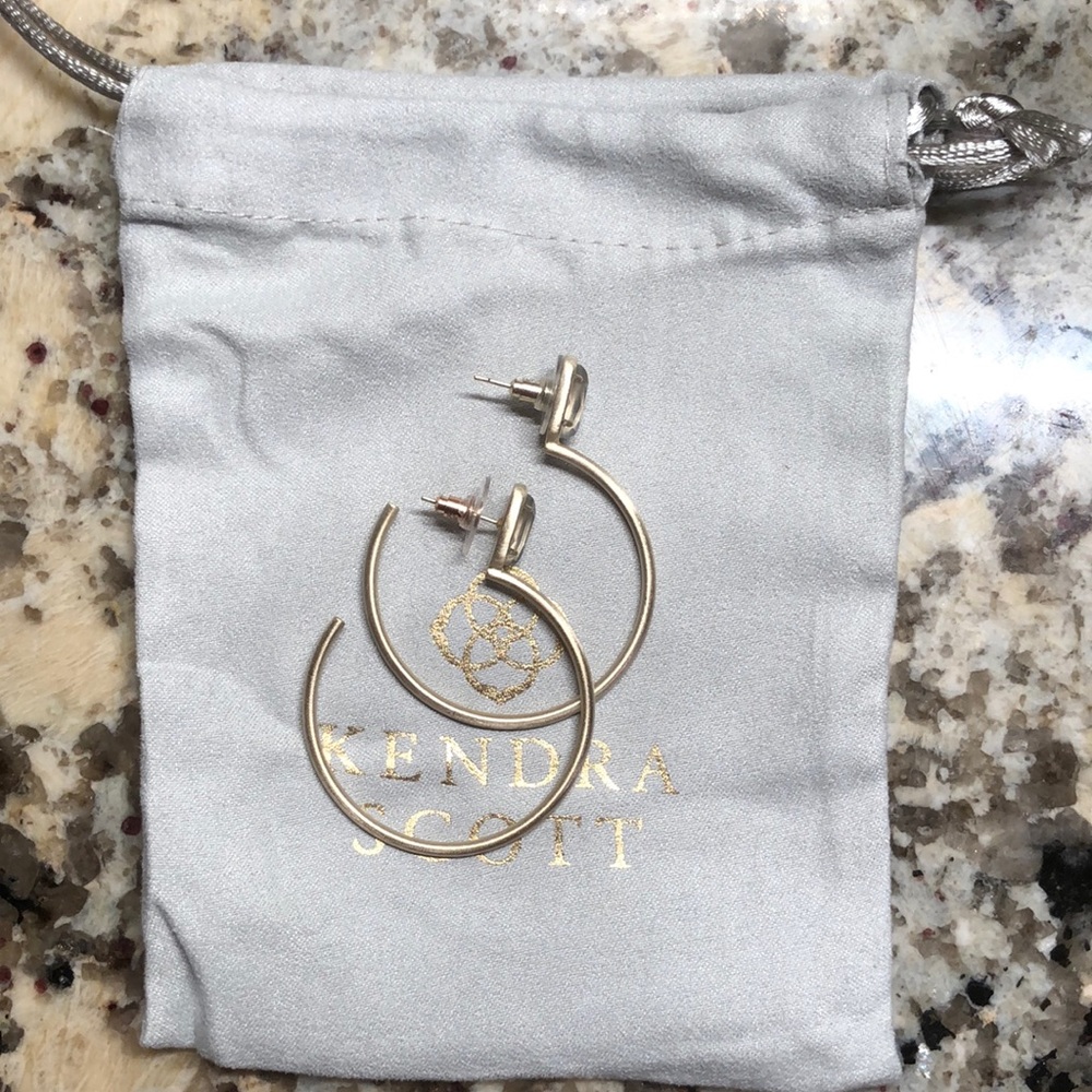Kendra Scott Large Pepper Hoop